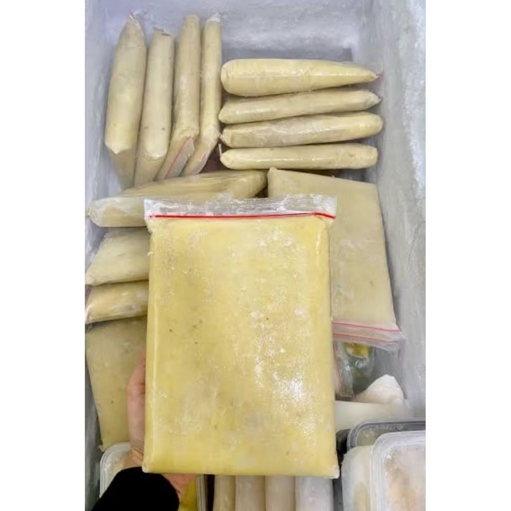 BUAH DURIAN FROZEN 1 KG / FULL DAGING BUAH DURIAN BEKU
