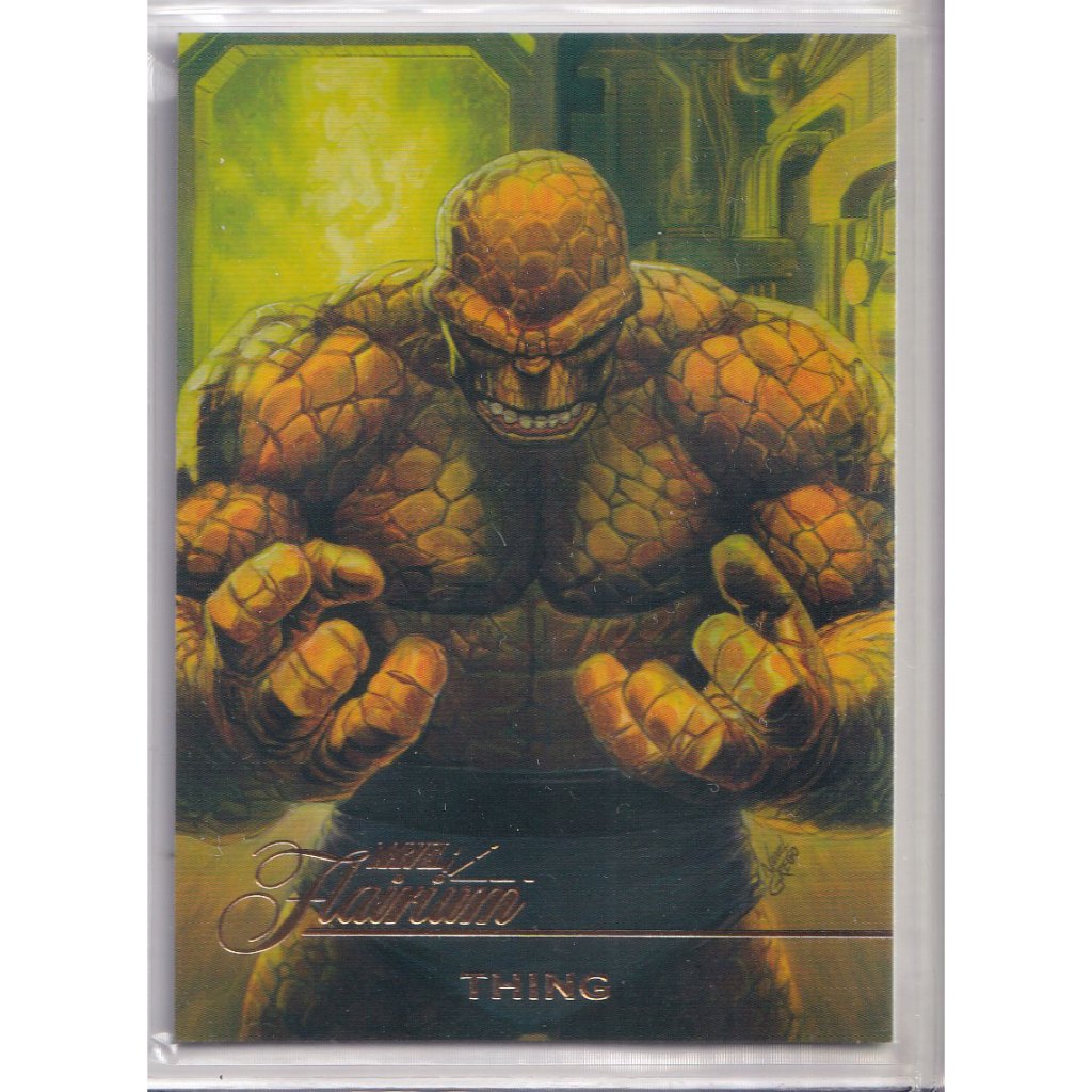 2023 Flair Marvel Flairium #FT-24 Level 3 Thing