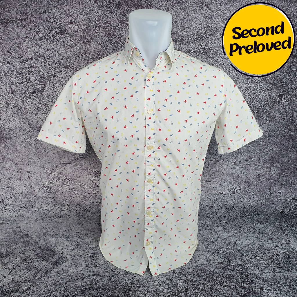 Baju Kemeja ZARA MAN - Size S / Lebar 50 cm - Original - Second