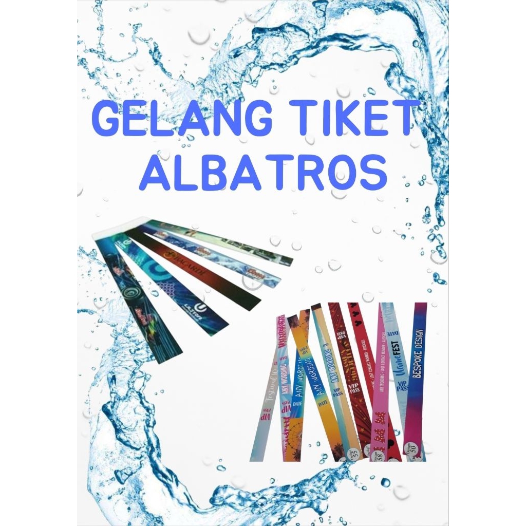 gelang tiket anti air