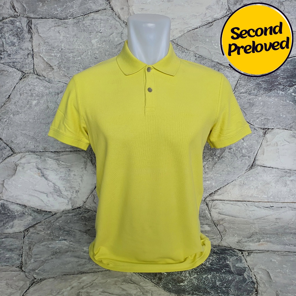 Baju Kaos Polo CALVIN KLEIN CK - Size S / LD 48 cm - Original - Used