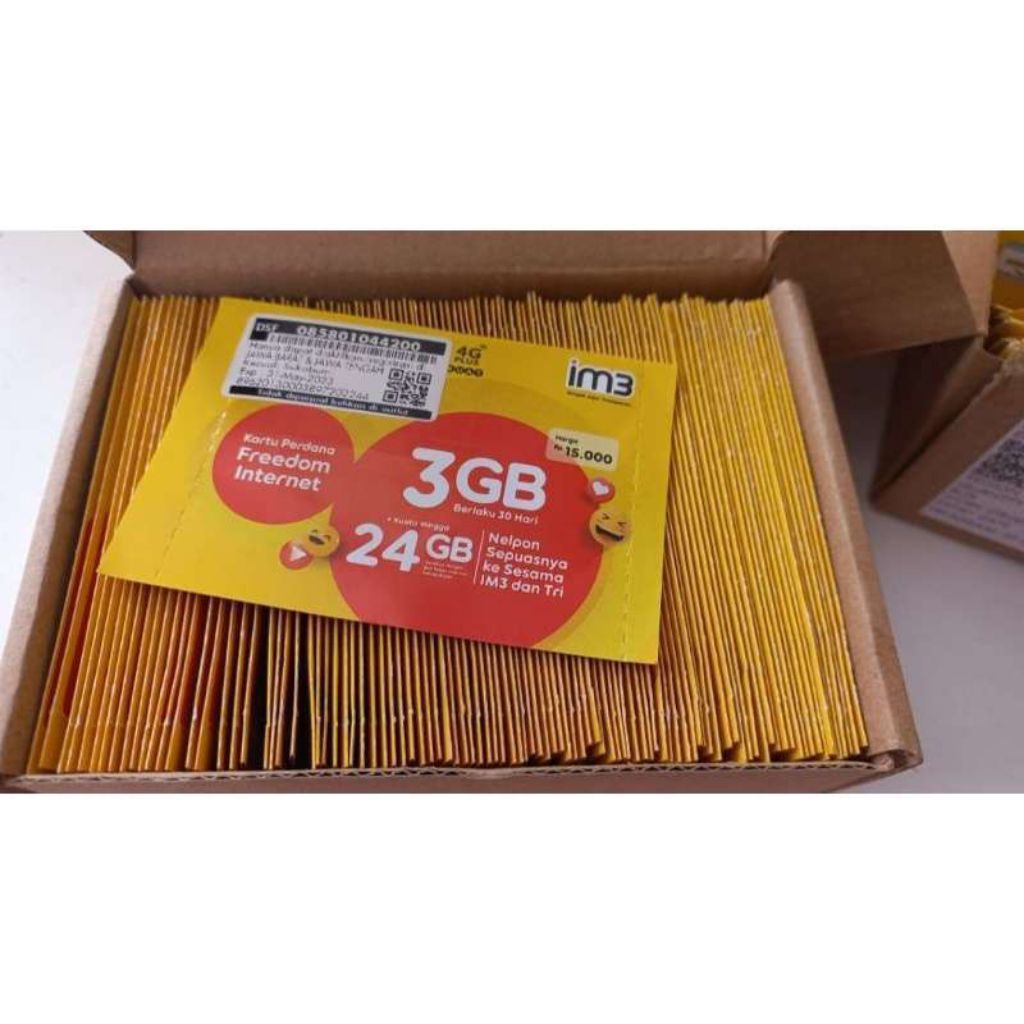 kartu perdana 3gb im3