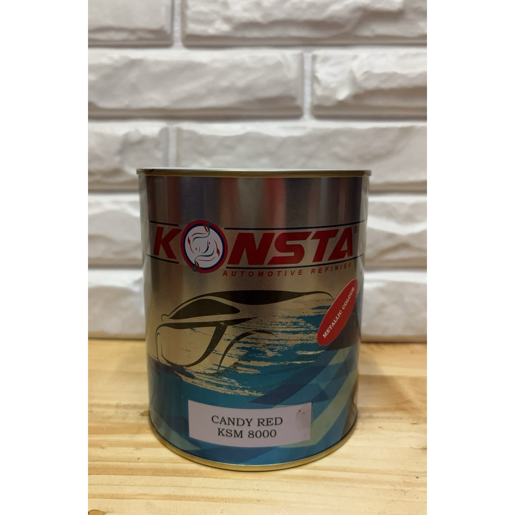 CAT PU KONSTA CANDY RED KSM 8000 | Cat Mobil Motor Warna Merah Candy