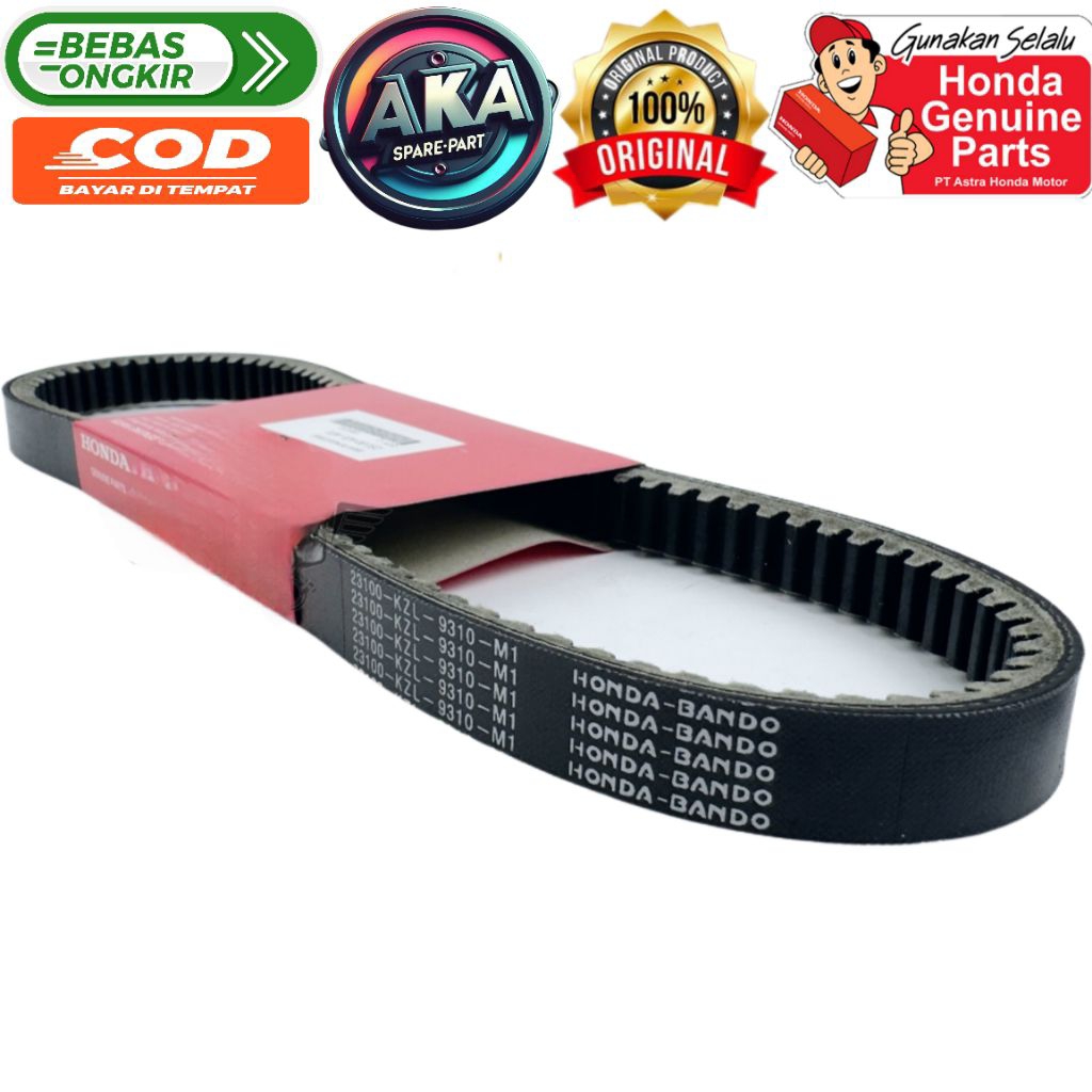 Vanbelt V-belt Honda Beat fi Beat pop beat streat Vario 110 scoopy fi spacy fi 2012-2017 kode KZL