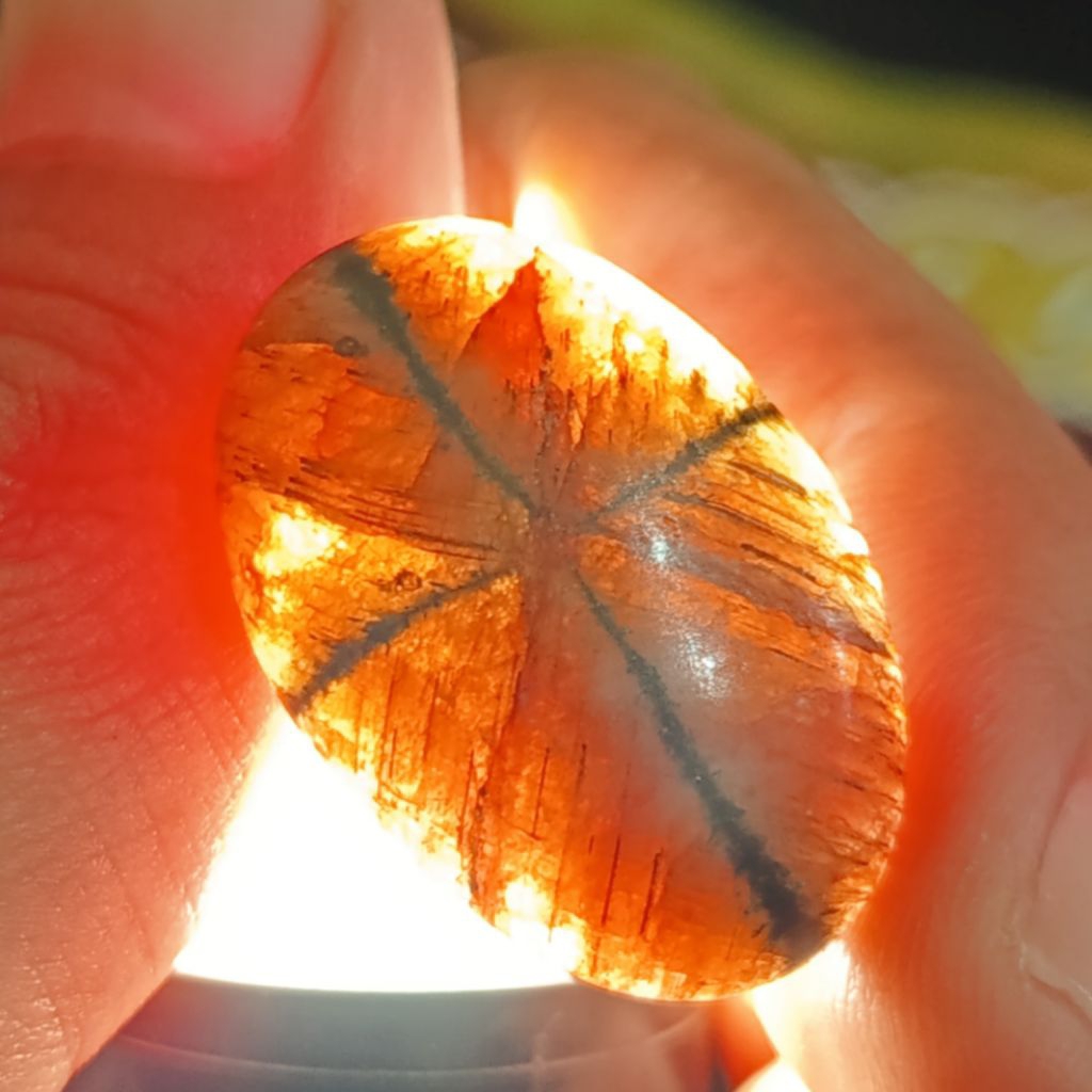 cincin batu tapak jalak merah bertuah alami