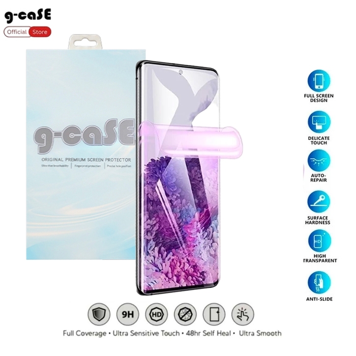 G-caSE Hydrogel Blue Light Blackberry Black berry Priv Keyone Key 2 Le