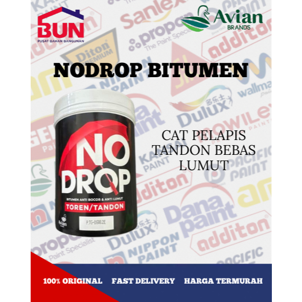 NoDrop Bitumen Aspal Anti Bocor 1 Kg Hitam