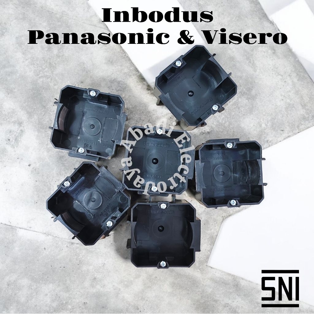 Inbow Dus Saklar Visero / Panasonic SNI Box Tanam Saklar Stop Kontak Tembok