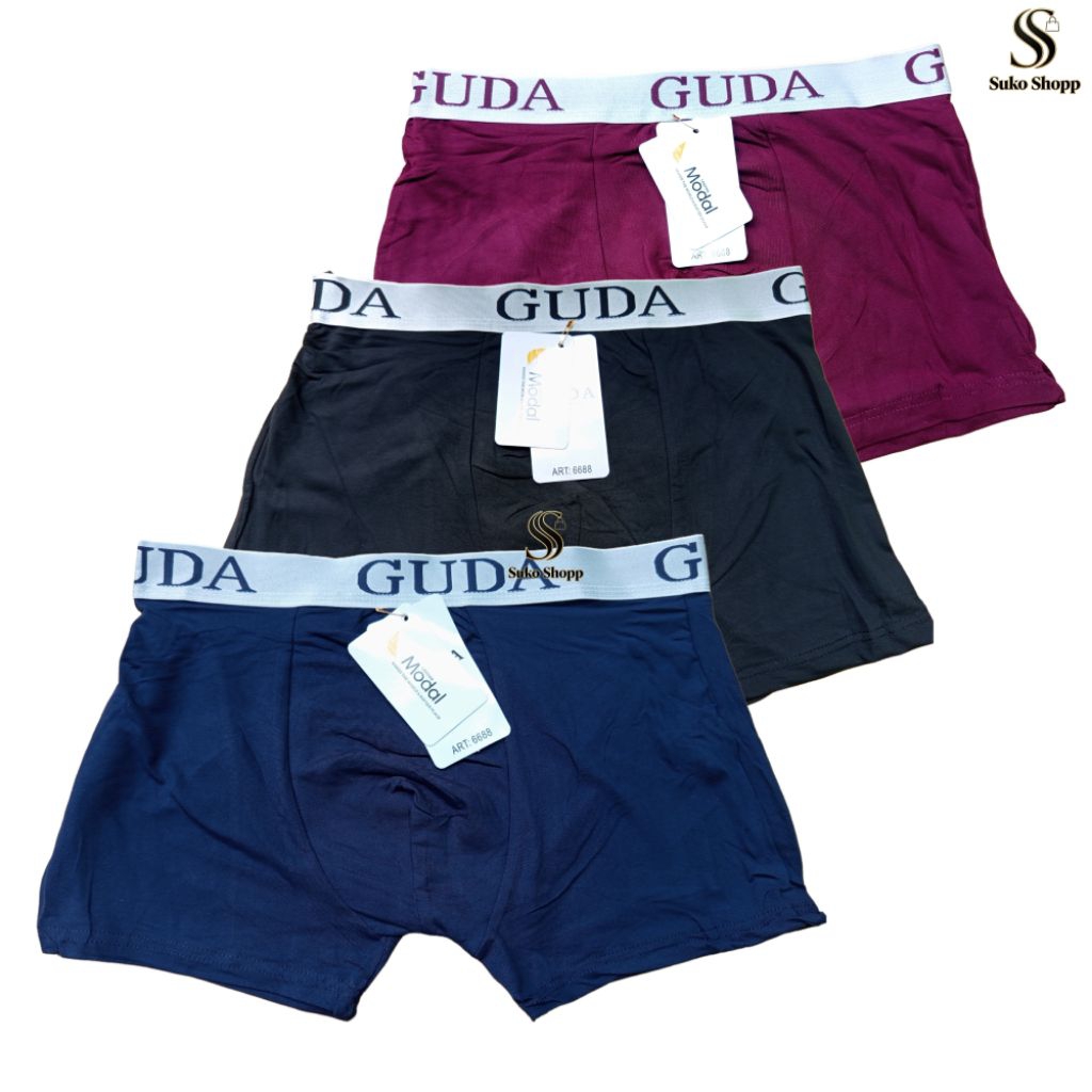 3 pcs boxer pria guda celana dalam pria