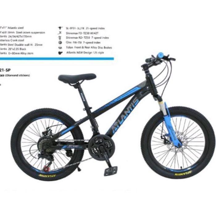 BONUS JALU Sepeda gunung anak mtb 20 ATLANTIS 690 SEPEDA GUNUNG 20 INCH  Sepeda gunung anak 20 inch