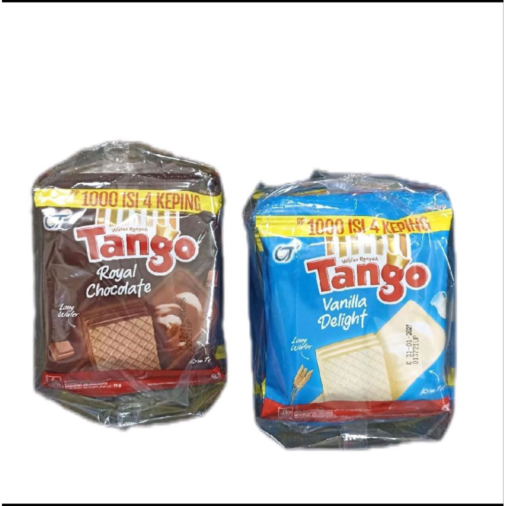 [Bentuk Kemasan random] Tango Wafer Renceng | isi 10 Sachet