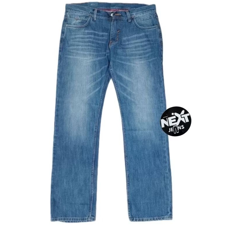 CELANA NEXT NBX JEANS PANJANG STANDAR SLIM FIT SIZE 35-40 3454 NAVY PREMIUM