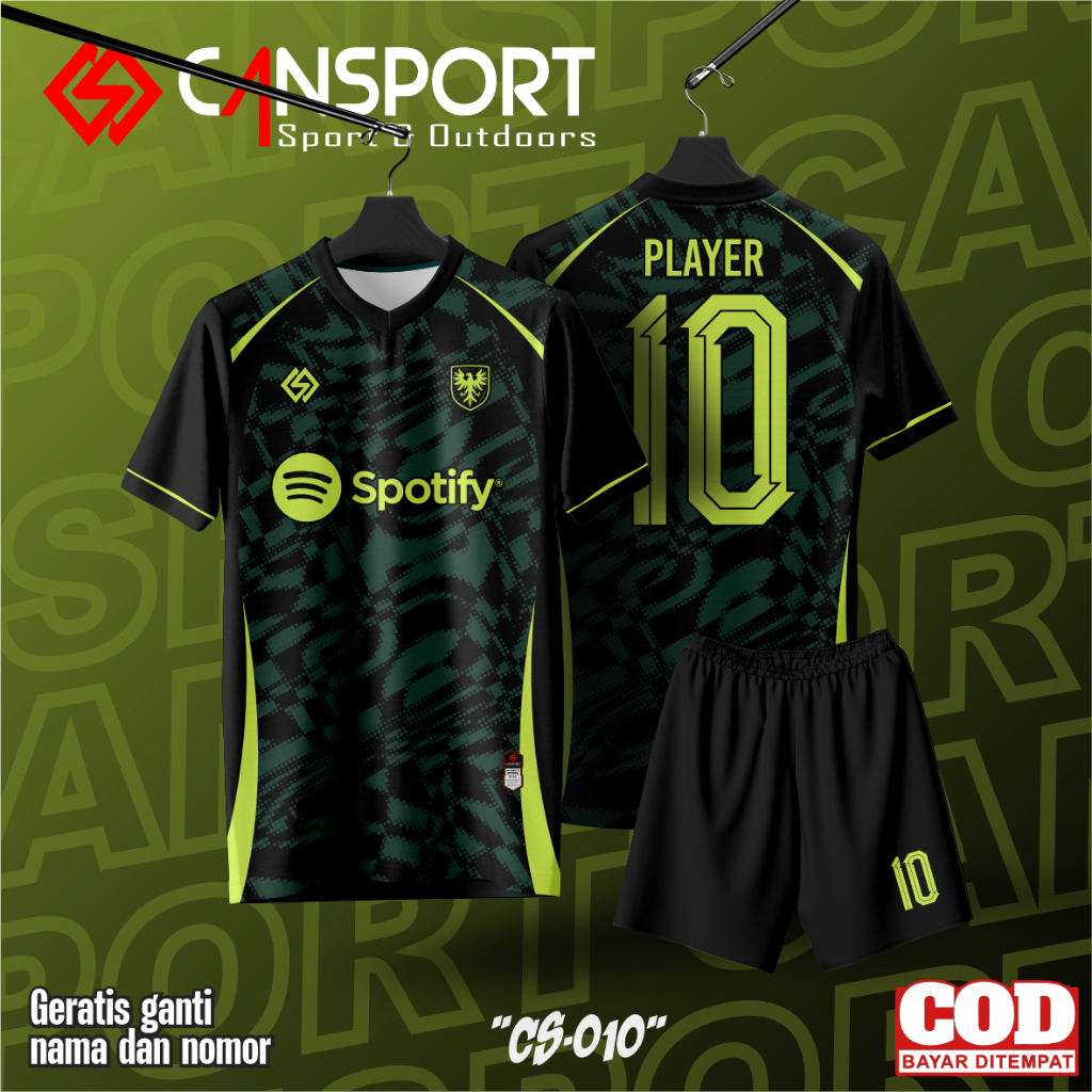 Jersey Sepakbola & Futsal Prnting free custom design