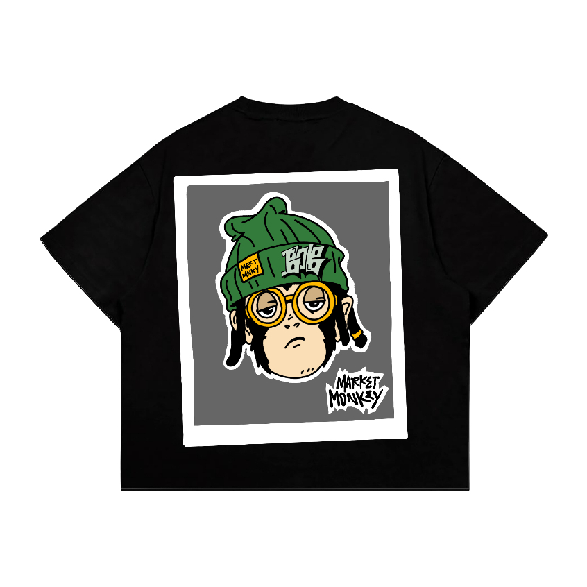 Market monkey Kaos Oversize Pria Bob Mbal Cotton Combed 16s