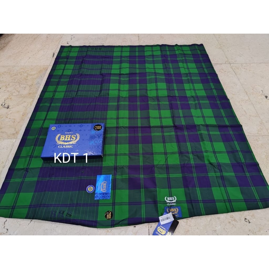 Sarung BHS Classic Mercerized Motif KDT OTB GOLD 02