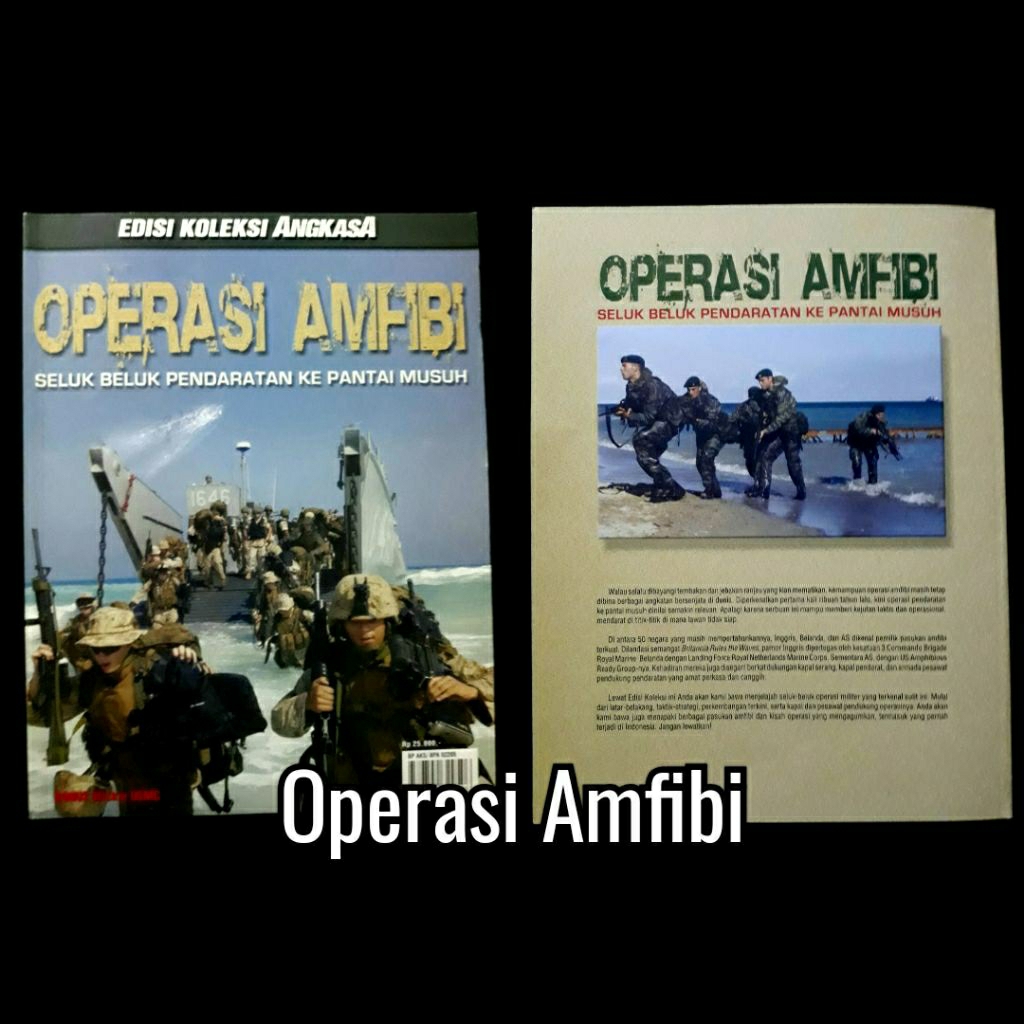 buku militer OPERASI AMFIBI SELUK BELUK PENDARATAN KE PANTAI MUSUH