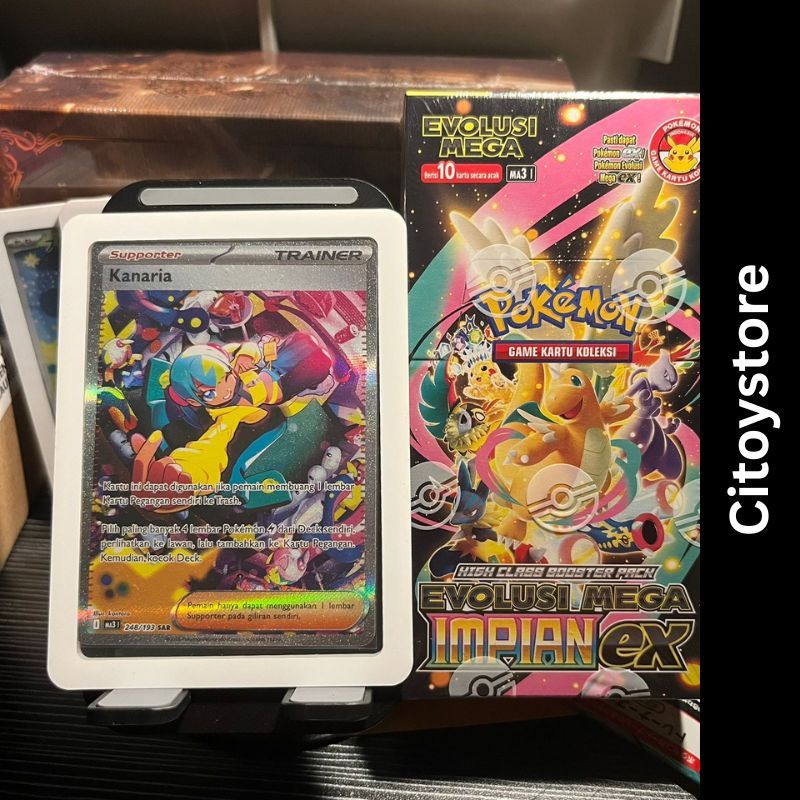 Kanaria Trainer SAR 248/193 Mega Impian EX Pokemon TCG