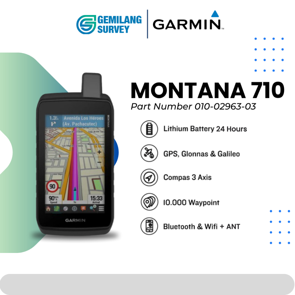 GPS Garmin Montana 710 Hiking Navigator New Original