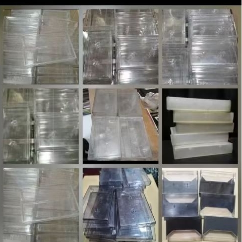 Casing Kaset Pita Baru Bekas Bening Hitam Minimal Pembelian  Item