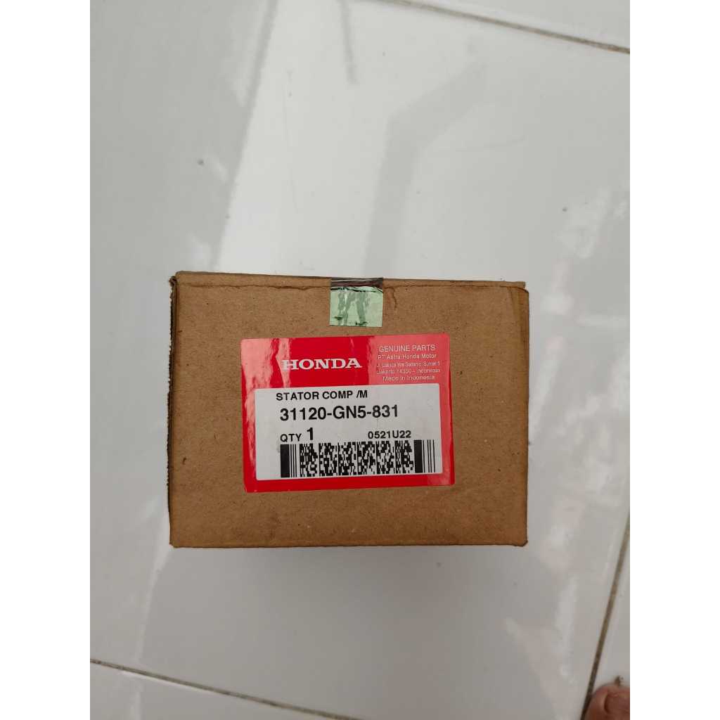 Stator Comp (Spul Magnet) Honda Grand, Supra X & Legenda Original AHM (31120-GN5-831)