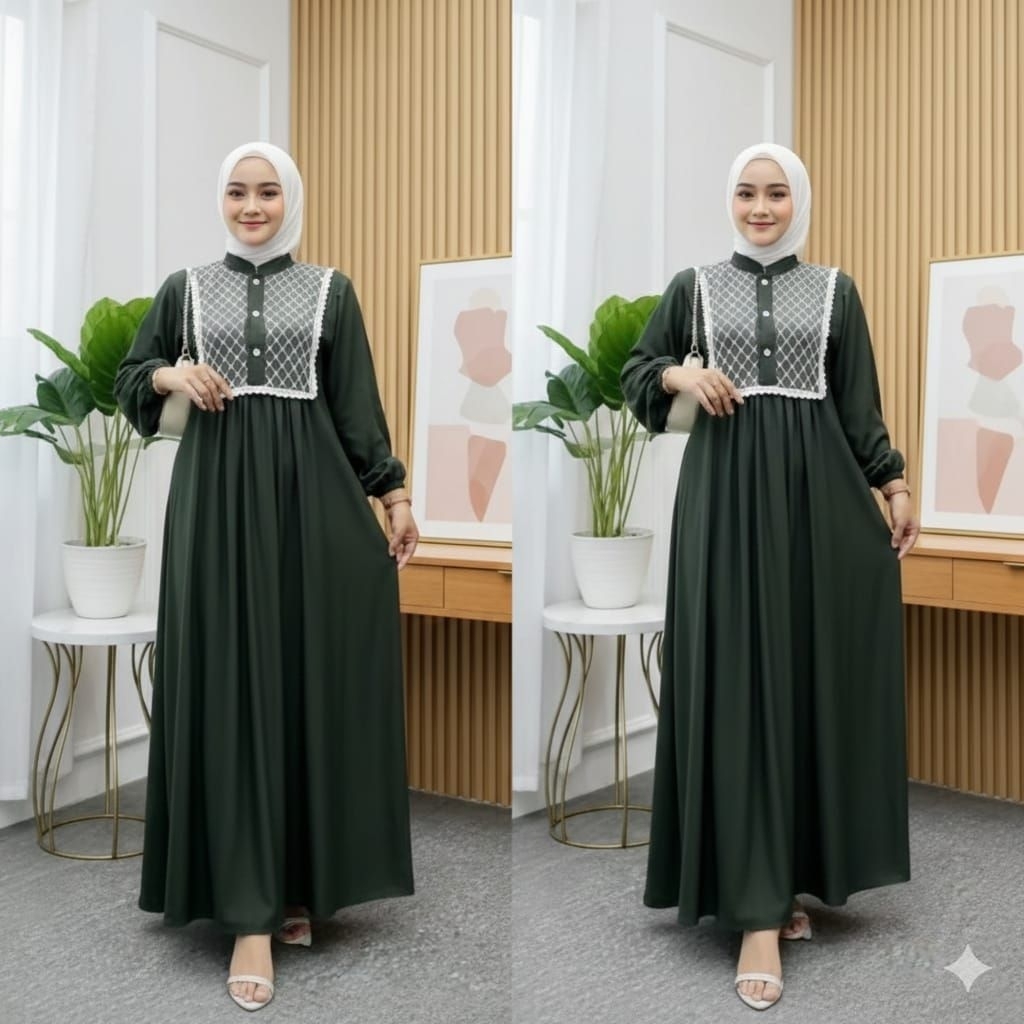 GAMIS CRINKLE MUSLIM YURAI