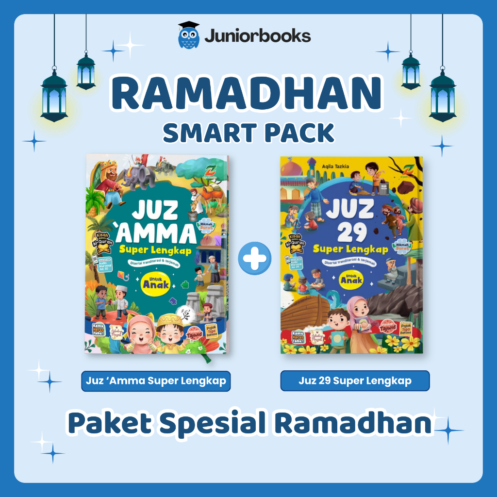 Paket Spesial Ramadhan Paket Hafal Al Quran ( Juz 29 Super Lengkap + Juz Amma Super Lengkap Untuk An