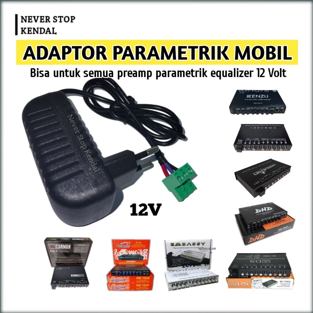 ADAPTOR PARAMETRIK MOBIL DC 12VOLT