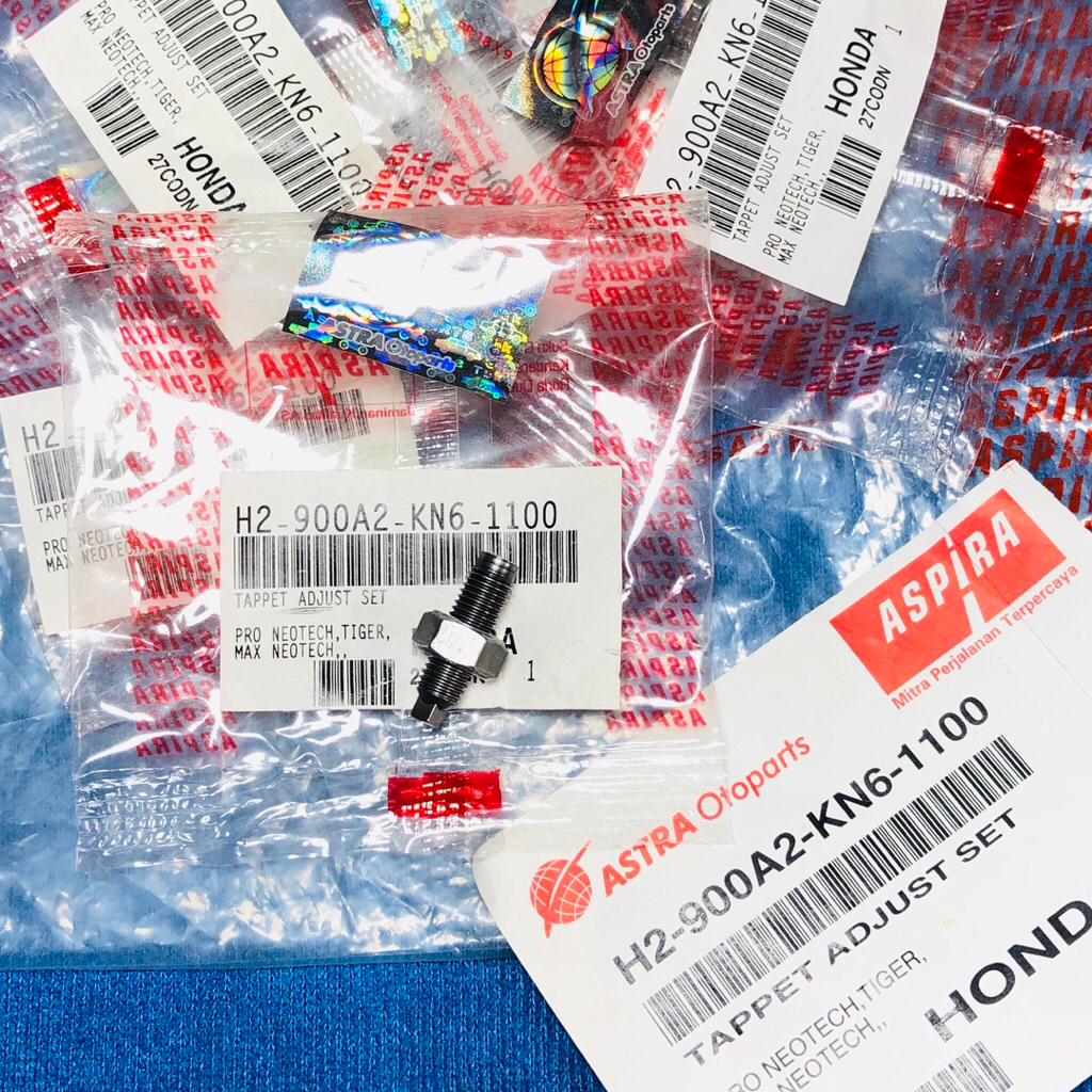 baut dan mur stelan setelan klep honda glpro glmax megapro tiger original nos aspira astra