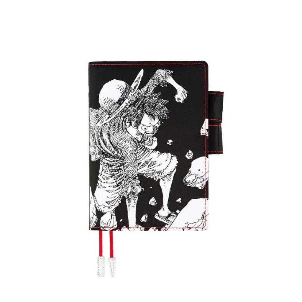 Hobonichi Cover ONE PIECE Magazine Straw Hat Luffy (Black) A6 Original Size