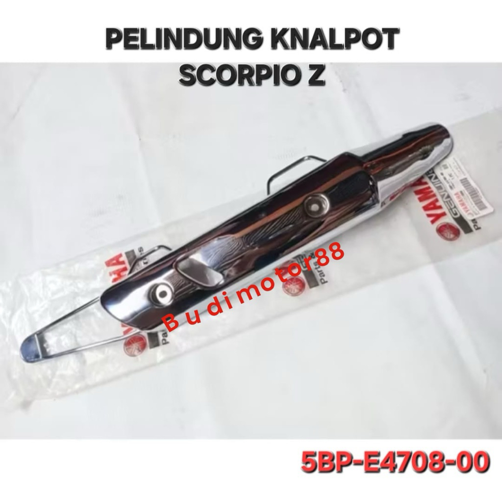 PELINDUNG TUTUP KNALPOT SCORPIO Z ORIGINAL
