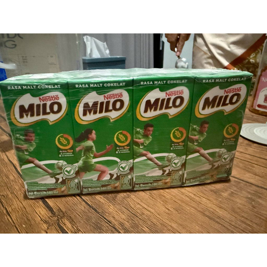 Milo Kotak Rasa Malt Coklat 180 ml