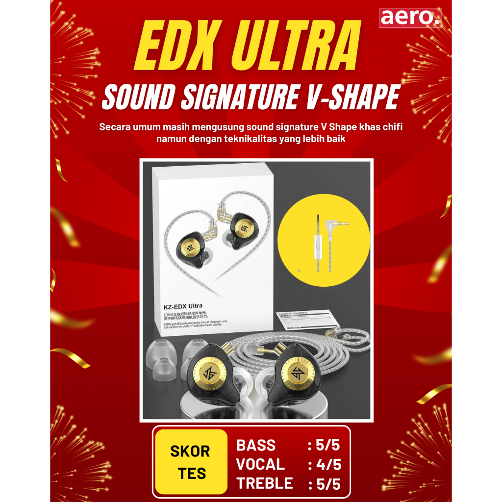 earphone kz edx ultra iem earphone monitor