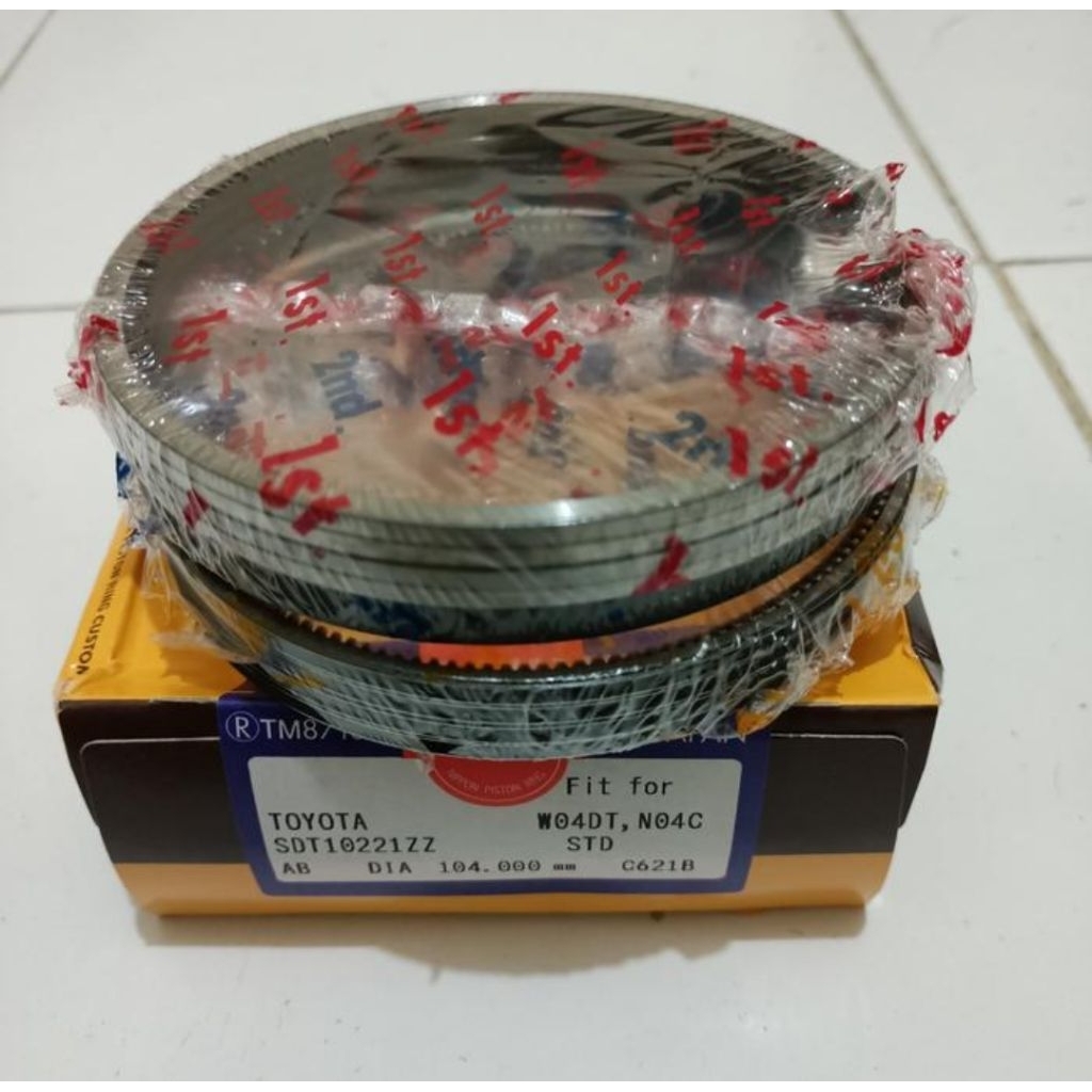 RING SEHER RING PISTON NPR JEPANG HINO DUTRO 130HT 125HT 110HT