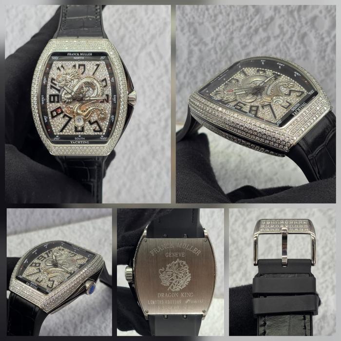The Luxe Watch330 Jam Tangan Mewah Pria Vanguard Yachting Dragon King Swiss Automatic Men Watch