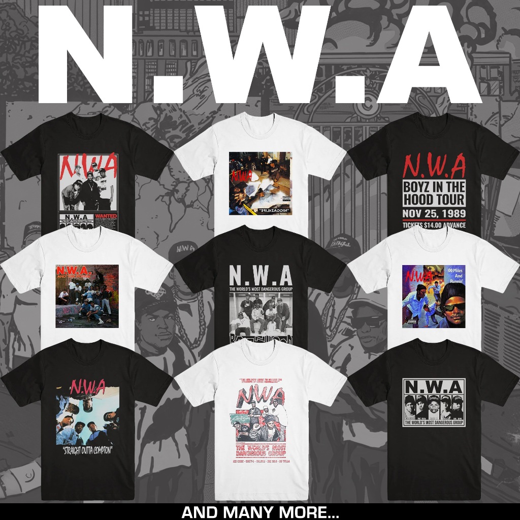 N.W.A - NWA | T-SHIRT MUSIC | RAPPER HIP HOP | MERCHANDISE
