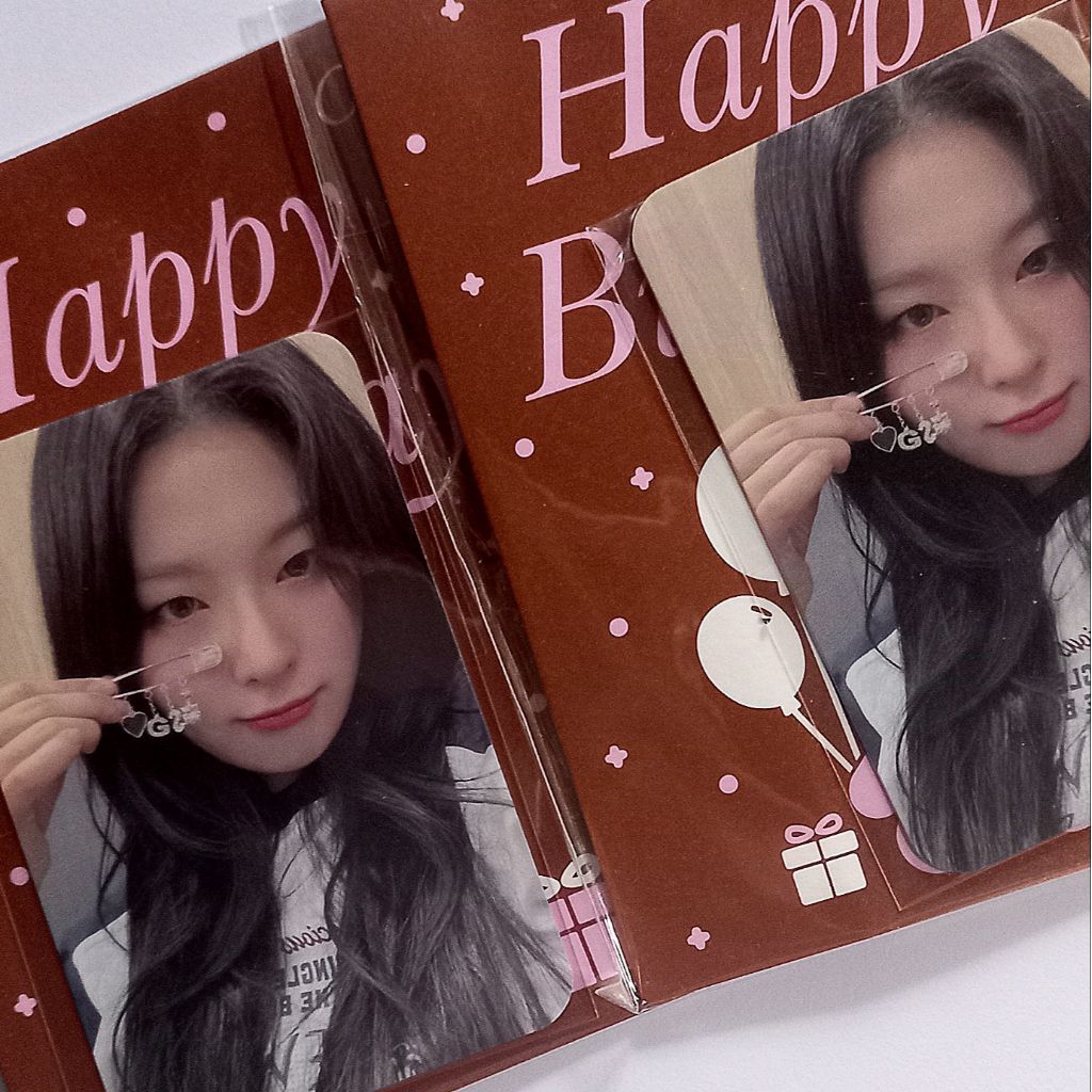 [Ready] SM ARTIST BIRTHDAY CARD SEULGI RED VELVET MERCHANDISE OFFICIAL PHOTOCARD SEALED NEW