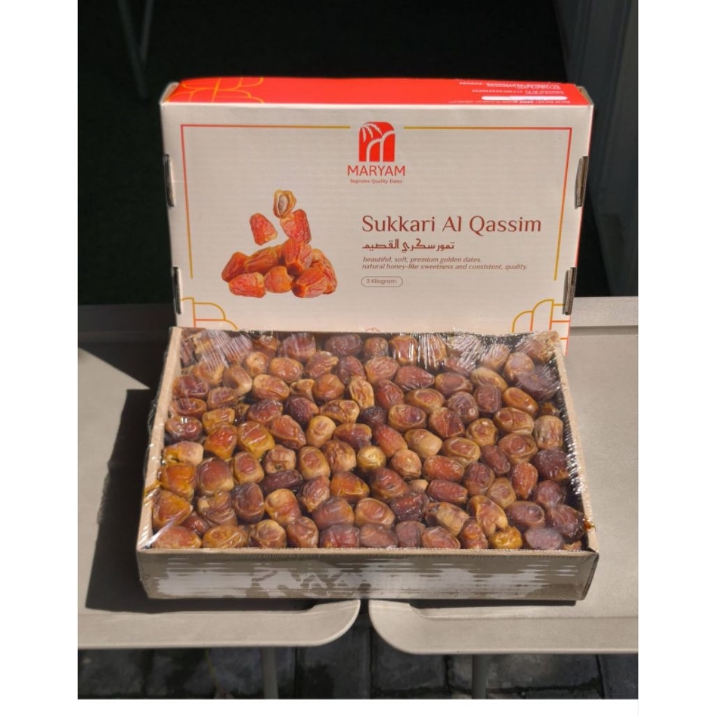 Kurma Sukari Alqassim Premium Maryam 3kg