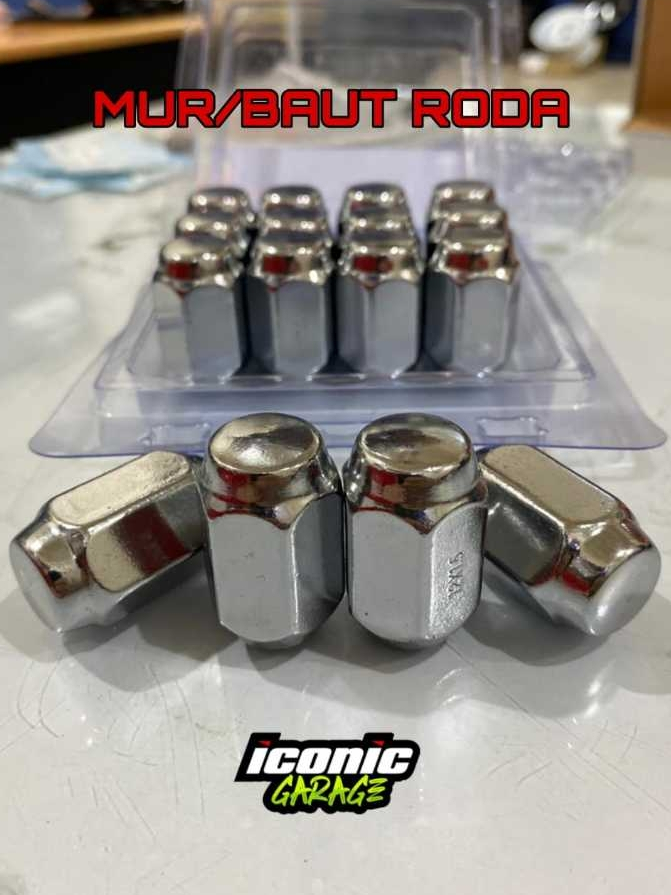 Baut Roda Lugnut HSR Pujita 1.5 Untuk Mobil Pjaro, Fortuner, Innova, Hilux