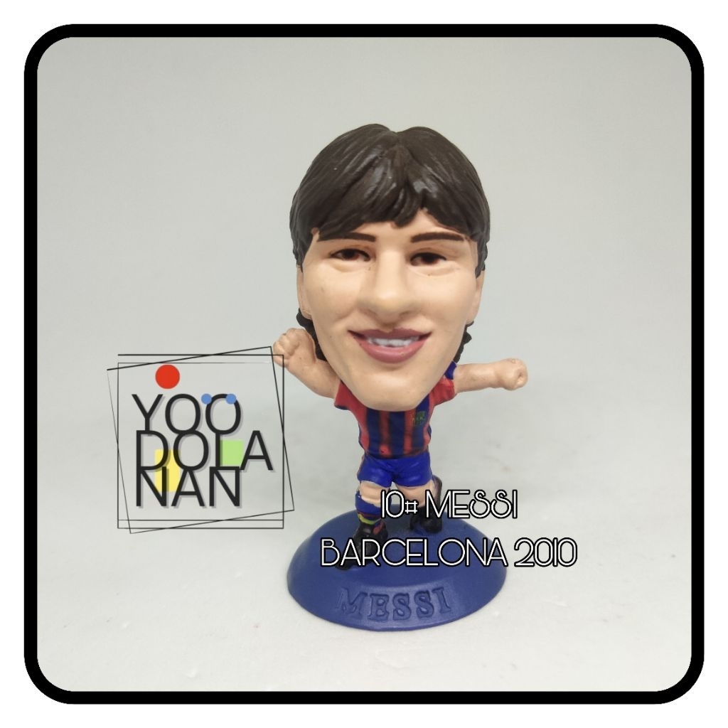 10# MESSI - BARCELONA 2010 CORINTHIAN MICROSTARS SOCCERSTARZ FIGURE PEMAIN BOLA