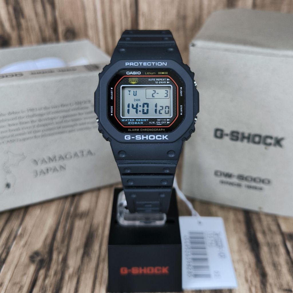 Jam tangan Original Gshock G-Shock DW-5000R DW5000R Screwback Yamagata