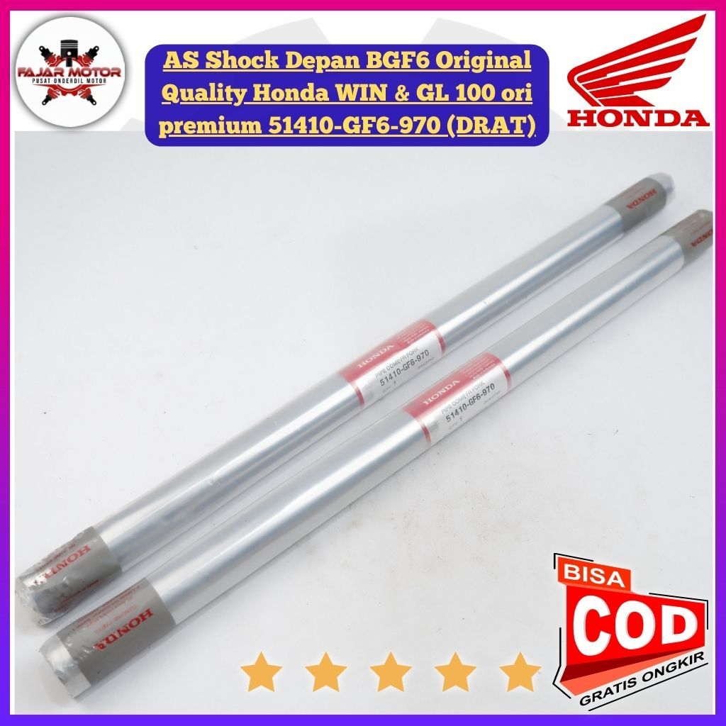 AS Shock Depan BGF6 Original Quality Honda WIN & GL 100 ori premium 51410-GF6-970 (DRAT)