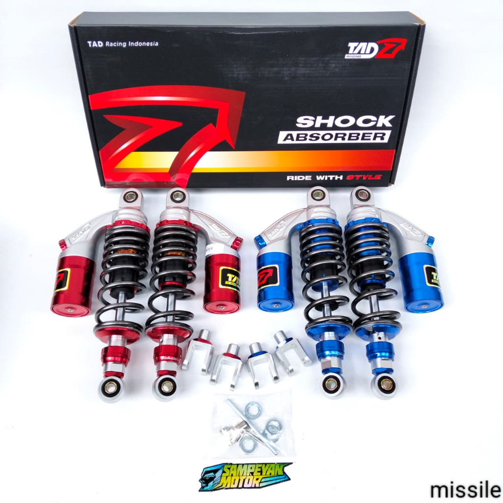 Shock Shok Skok Sekok Sok Shokbreaker Belakang Variasi Tabung Merk TAD Type Missile SB-03 Double Cli