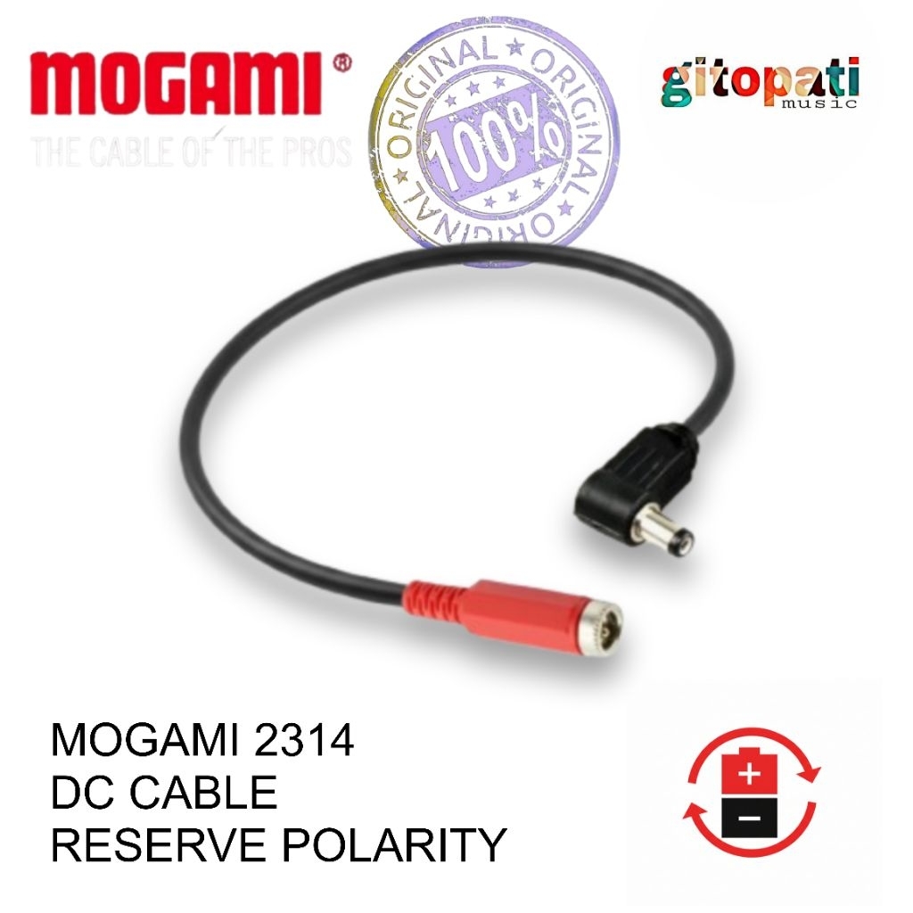 Kabel Power DC Pembalik Arus Mogami 2314 Japan Original - Timah Perak Cardas USA - High Quality