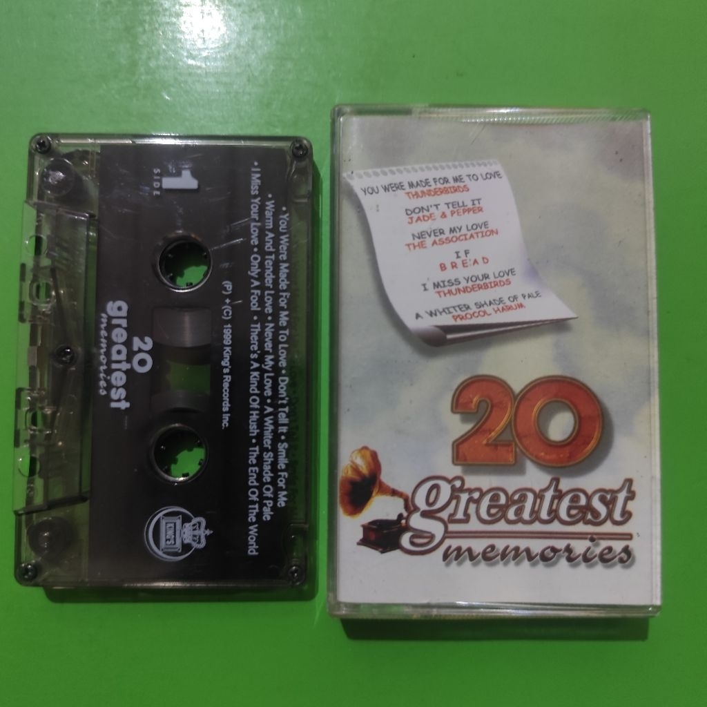 Kaset 20 GREATEST MEMORIES