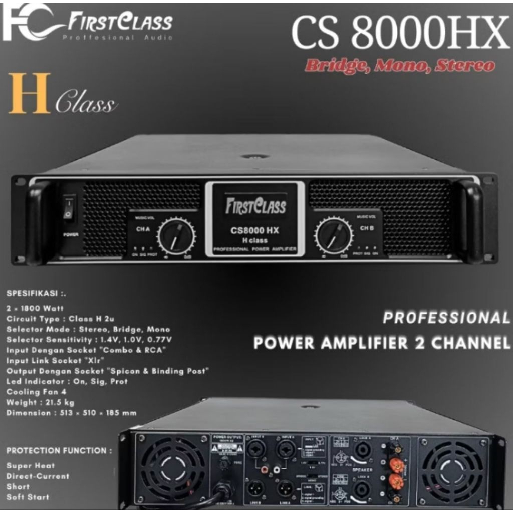 POWER FIRSTCLASS CS 8000HX
