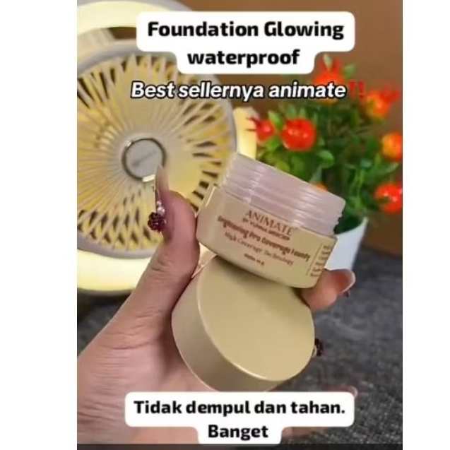 Animate Foundation BIKIN WAJAH GLOWING GAK LONGSOR TAHAN SEHARIAN DAN GAK DEMPUL