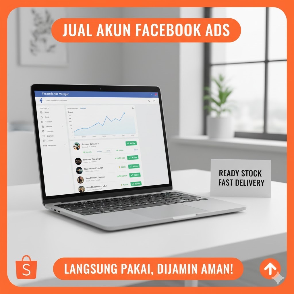 Akun FB Ads Siap Gas - Akun Iklan Facebook Murah & Berkualitas (Bukan Jasa)