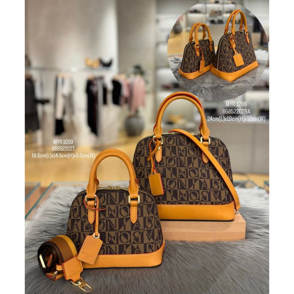 Tas bonia orignal ALMA monogram classic S & XS