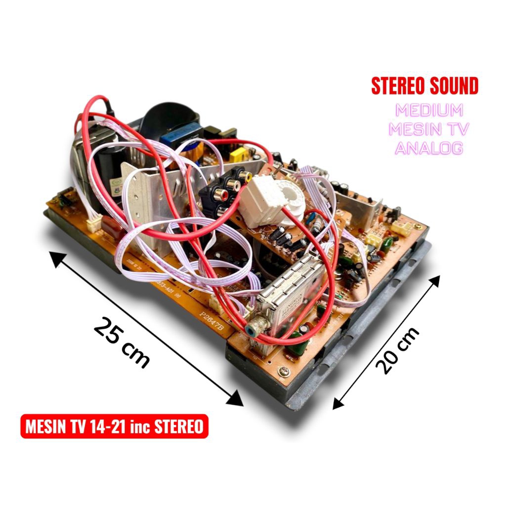 MESIN TV 14 - 21 INC W COM - MESIN W COM 14 - 21 TABUNG BIASA WCOM ( READY ) FREE PAKING AMAN