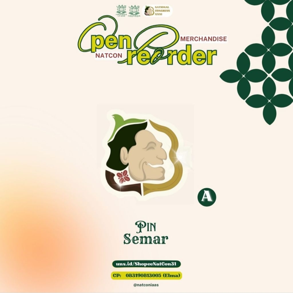 PIN NATCON XXI MERCHANDISE